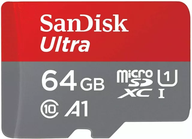 Genuine Sandisk Ultra 64GB Micro SD Card A1 U1 Class 10 64gb Memory Card UK