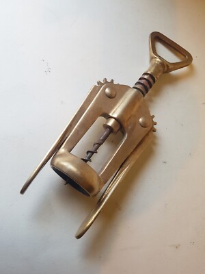 Manuale IN OTTONE Apribottiglie bellezza a forma METALLO BIRRA APRIBOTTIGLIE per Z 