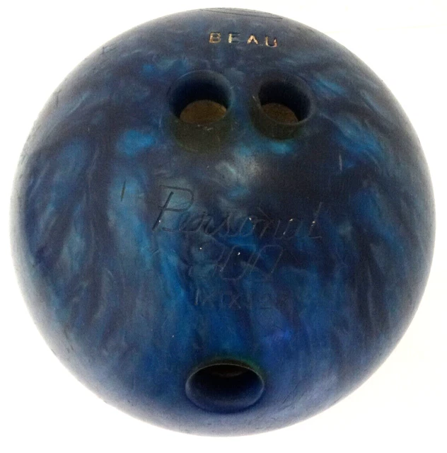 EBONITE PERSONAL 300 BOWLING BALL 11 lb 10.7 oz VINTAGE USA PERSONALIZED BEAU