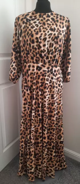 Marks and spencer animal print tea dress sale