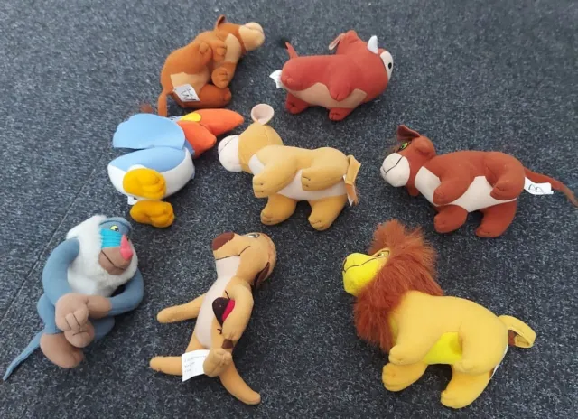 McDonalds Happy Meal Toys Lion King II Simba's Pride plush toys Full Set 1998 2