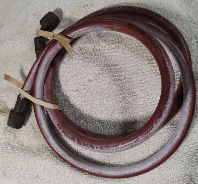 Plus II Yellow Jacket AC Charging Hose 4000Psi