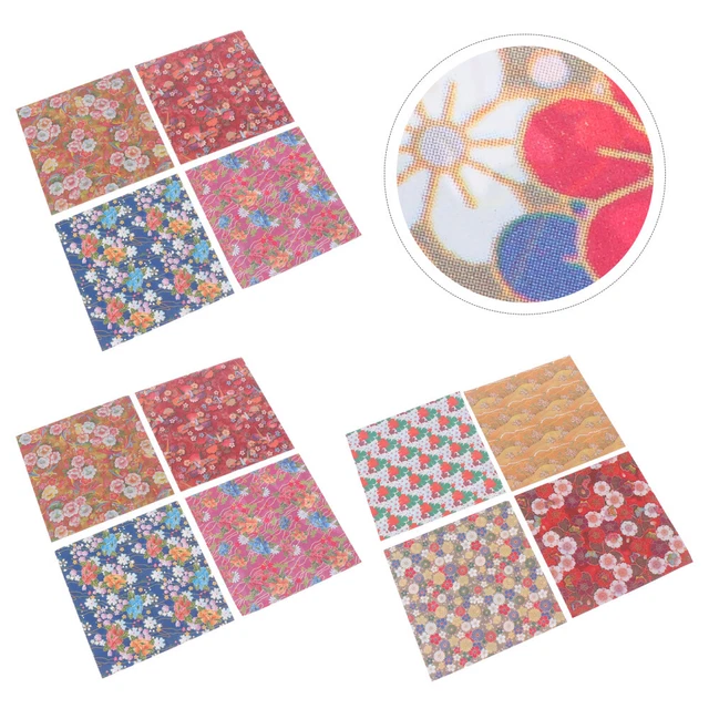 180 hojas de papel estrella de origami para niños papel de origami floral