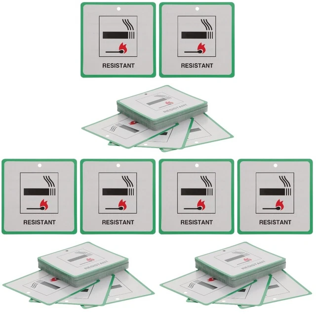 100 Etichette Adesive Per Manutenzione Estintore &ndash; 140x92 Mm, Vinile, Consegna Inclusa