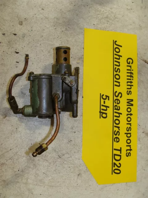46 47 48 49 JOHNSON outboard 5hp Sea Horse TD20 oem carb carburetor fuel line