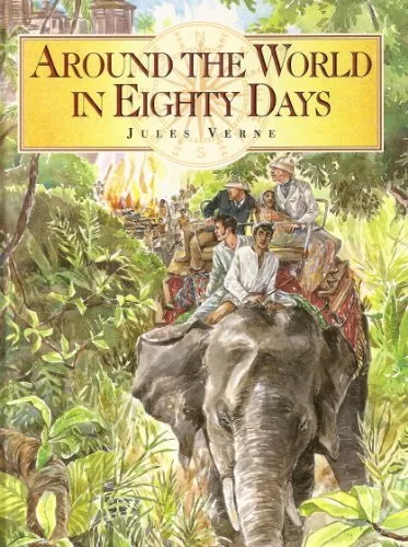Around The World In Eighty Days by Verne, Jules Paperback Book The Cheap Fast