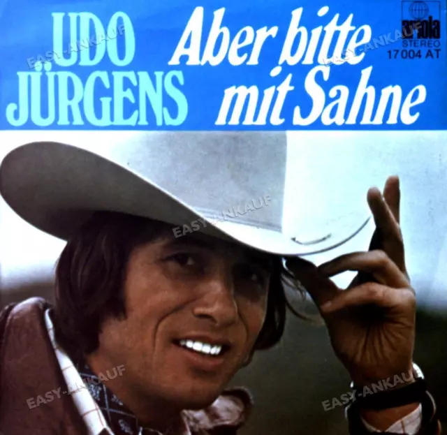 Udo Jürgens - Aber Bitte Mit Sahne / Vier Stunden In Der Woche 7in (VG/VG) .