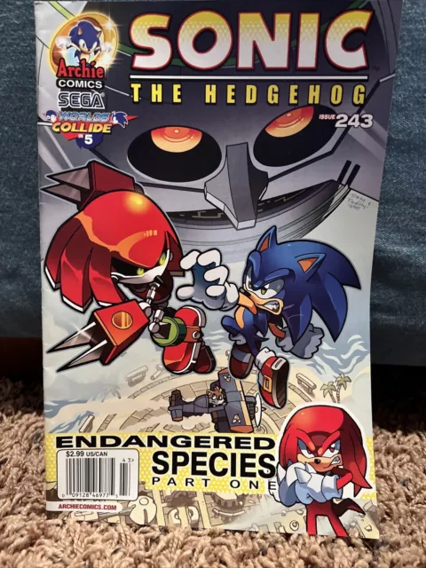 Sonic The Hedgehog #243 Comic - HTF Newsstand Variant!