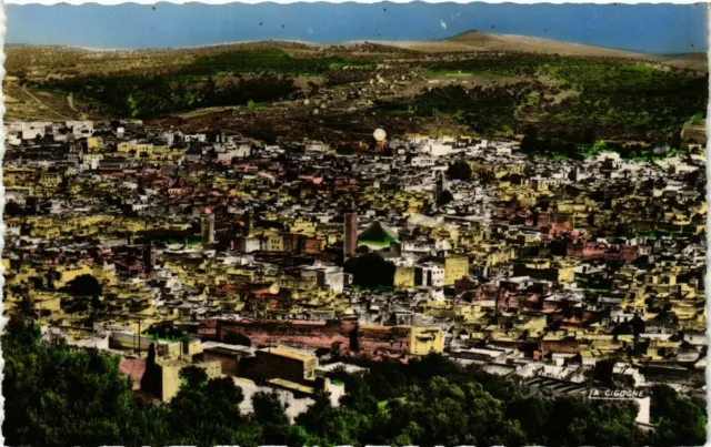 CPA AK FEZ - Panorama sur la Ville Ancienne MAROC (796378)