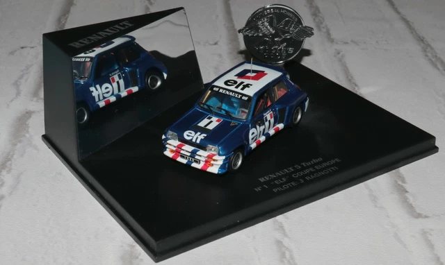 RENAULT 5 GT TURBO Bleu UNIVERSAL HOBBIES 1:43 of reference 77 11 2