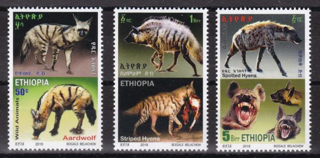 Ethiopia, Fauna, Animals MNH / 2019