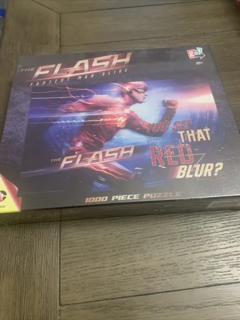 DC Comics The Flash Fastest Man Alive 1000 Piece Jigsaw Puzzle -GO! - New