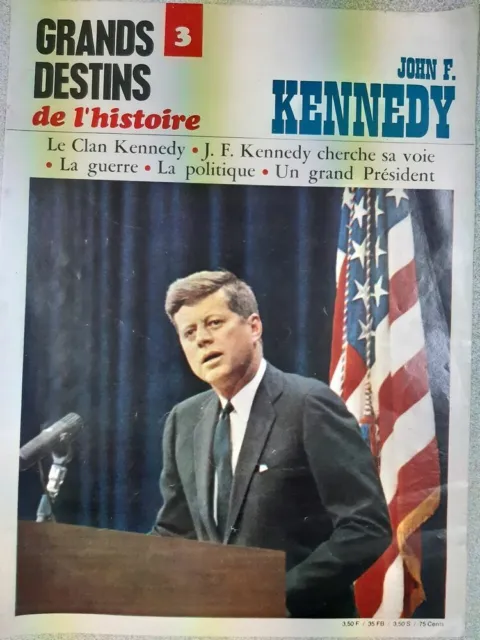 Revue Grand destins de l'histoire n° 3 - Spécial Kennedy | Bon état