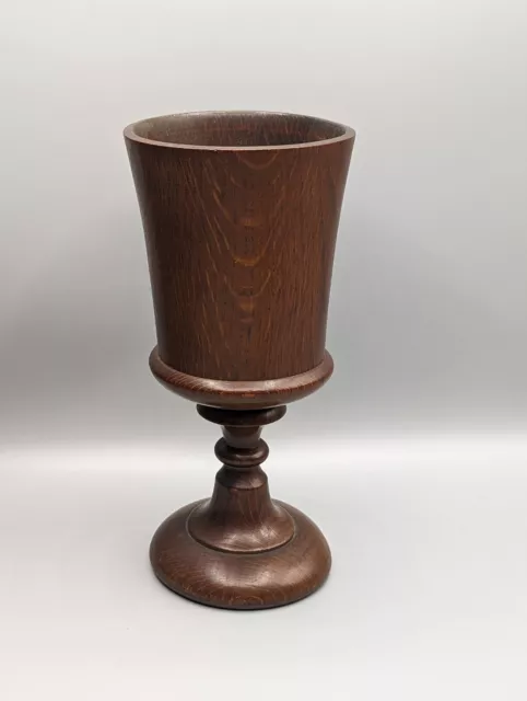 Antique Treen Goblet Loving Cup Oak Rare - Chalice, Georgian Style, Wood