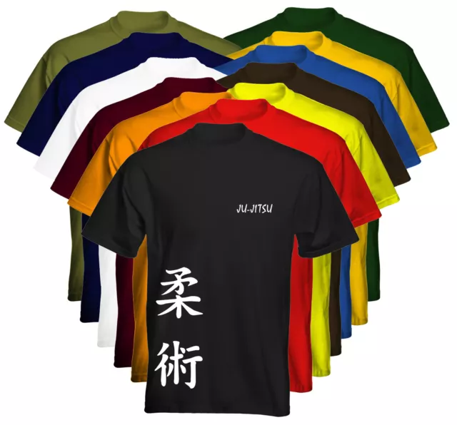 T-shirt da uomo Velocitee arti marziali ju jitsu colore opzioni venditore Regno Unito