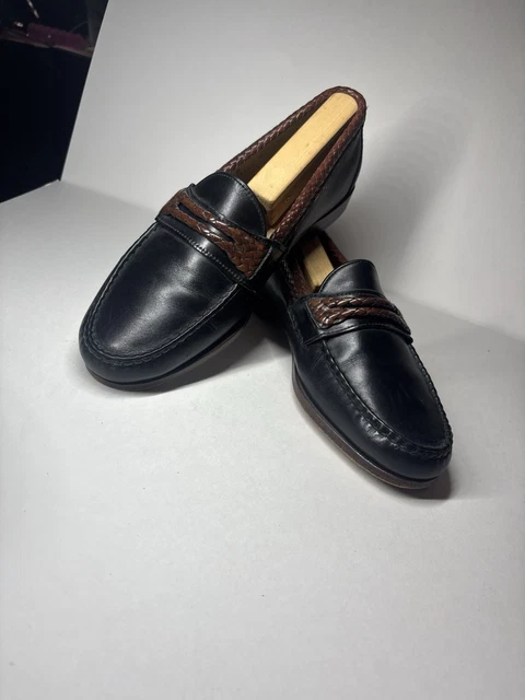 ALLEN EDMONDS NEWCOMB black brown penny loafers Mens dress  display picture 3