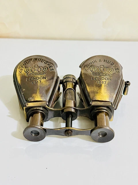 Jumelles De Théâtre Antiques En Laiton – Opéra De Londres – Fabriquées En France – Rare Collection