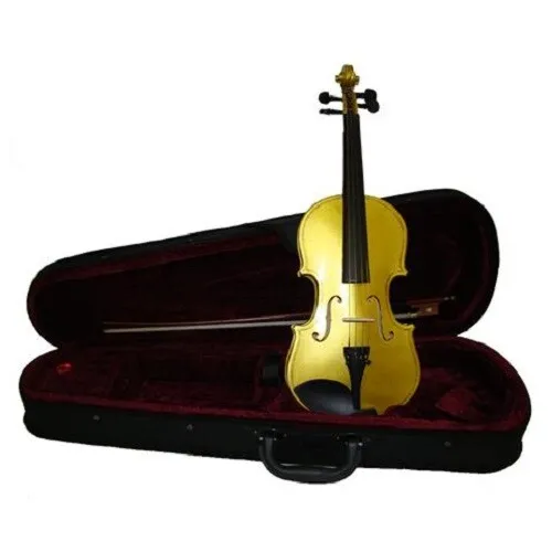 Merano 1/16 Violin with Case, Bow, Rosin for Student, Beginner - Gold
