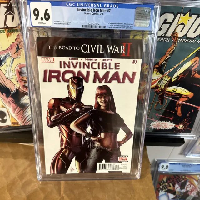 Invincible Iron Man 7 CGC 9.6 First Appearance of Riri Williams