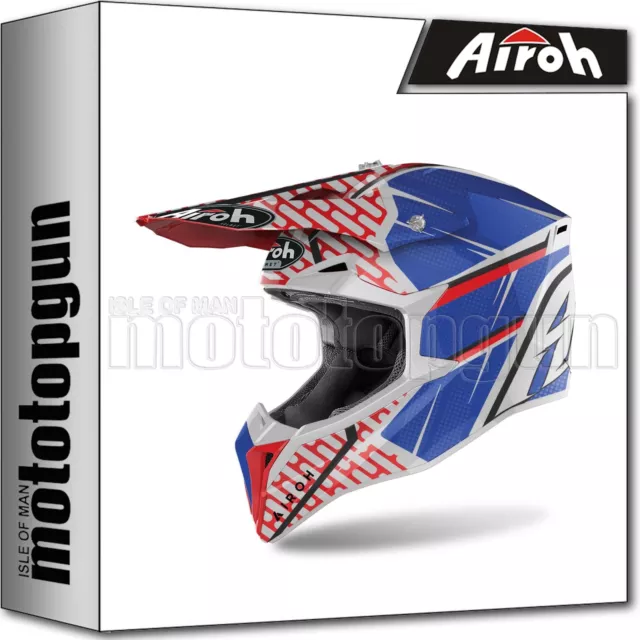 AIROH WRAAP MOTORCYCLE Helmet Off-Road Wrl35 Lollipop M £123.50 - PicClick  UK