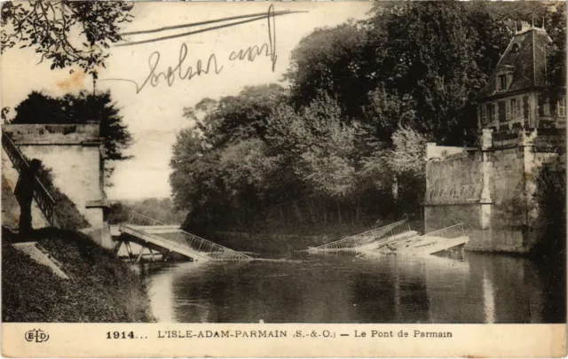 CPA L'ISLE-ADAM-PARMAIN - Le Pont de PARMAIN (107488)