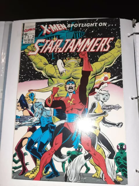 X-Men Spotlight on... Starjammers #1-2 (1990, Marvel)
