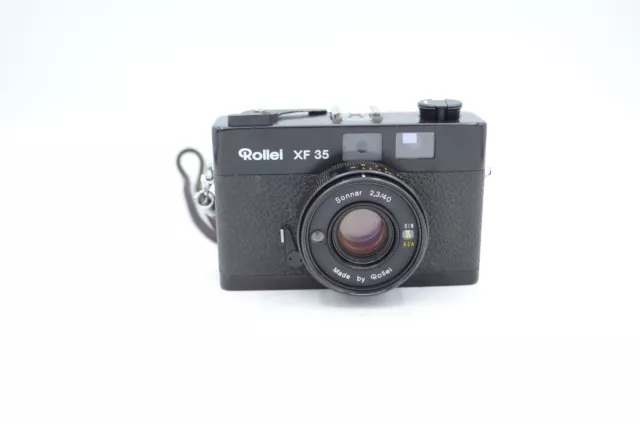 Rollei XF35 40mm f/2.3 Sonnar Camera, Singapore, Black {45} With Strap