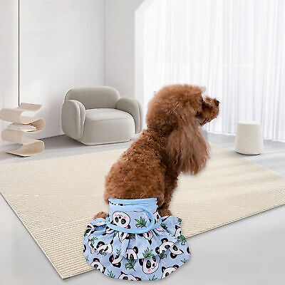 Pantalones menstruales para mascotas suaves antiacoso para cachorros ropa interior pañales pantalones poliéster