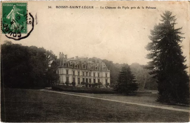 CPA BOISSY-SAINT-LEGER Le Chateau du Piple pris de la Pelousa (1352374)