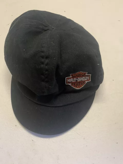 Women’s Newsboy Black Harley Davidson Hat Cap