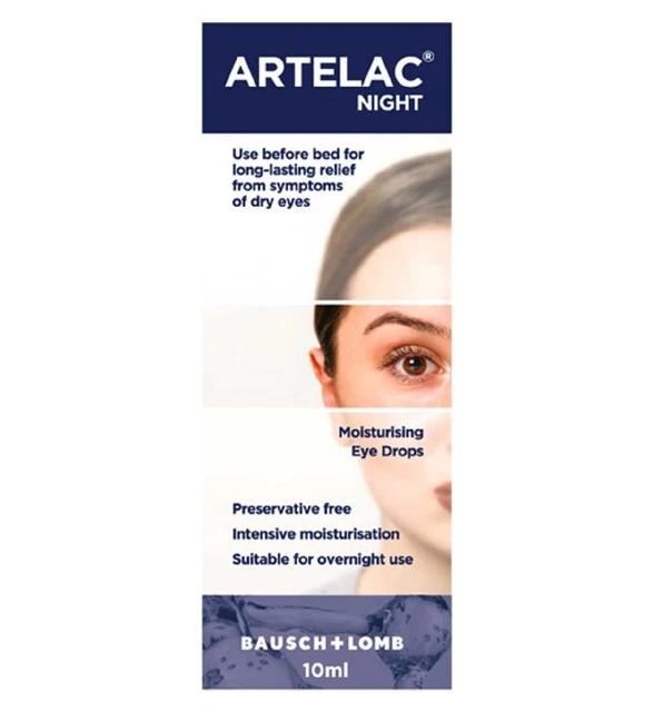ARTELAC Nacht Feuchtigkeits Augentropfen 10ml Neu
