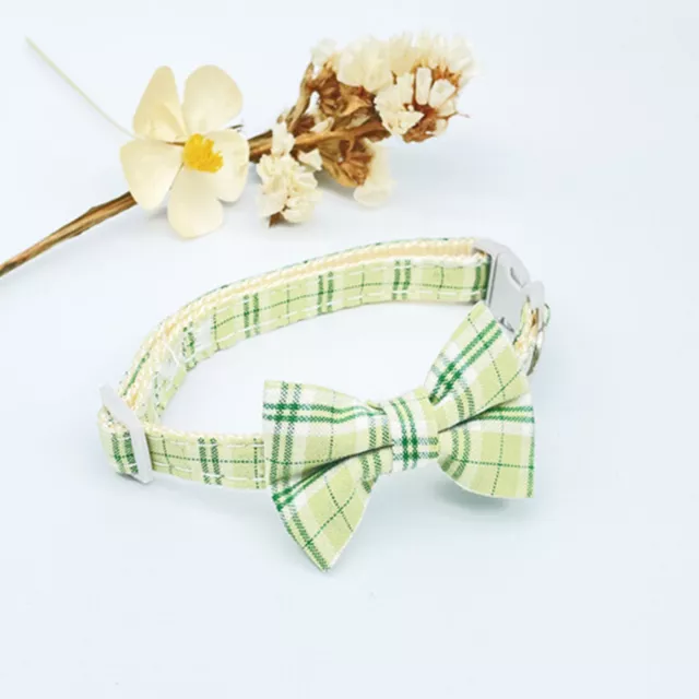 Cat Collar Colorfast Anti-lost Pretty Bowknot Ornament Cat Small Dog Choker 3