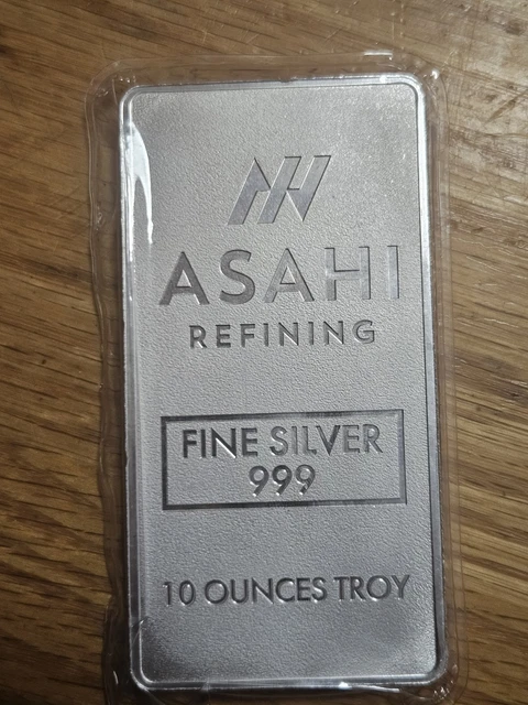 10 OZ SILVER bar - Asahi refining - Sealed $920.00 - PicClick CA