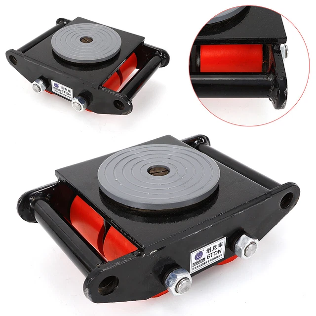 Telaio di trasporto 6 tonnellate/13200 libbre Dolly Skate scooter rullo per carichi pesanti rulli corazzati
