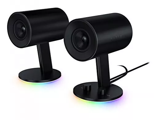 * Razer Nommo Gaming Speaker 2.0 Sound System 3.5mm for PC Chroma RGB Black EU