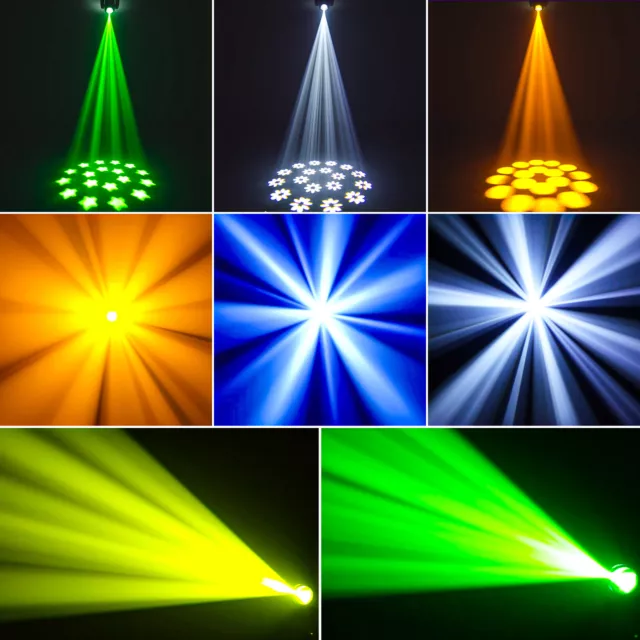 4x 150W LED Beam Moving Head 18 Prisma Gobo Bühnenlicht DMX dj Spot Lichteffekt 3