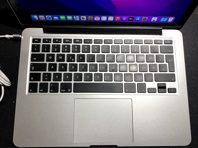 Apple MacBook Pro A1502 Retina (13,3"") 256 GB unità di memoria a stato solido - intel i5, 8 GB di RAM) 2015 2