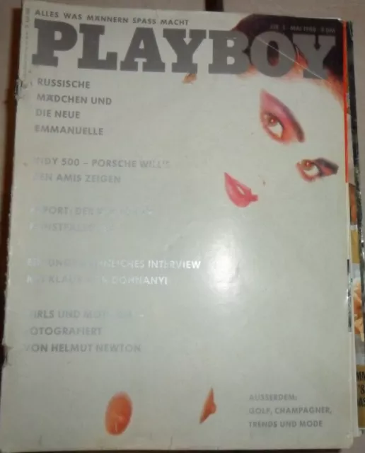 Playboy (D) 5 Mai 1988 NATHALIE UHER Andrea Dworak Kult Sammlung