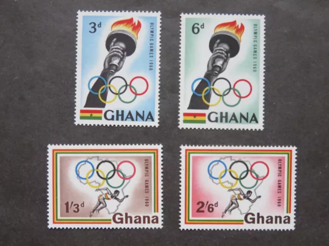 1960 Ghana Mi-Nr. GH 84-87 Komplettsatz postfrisch Olympische Spiele Rom