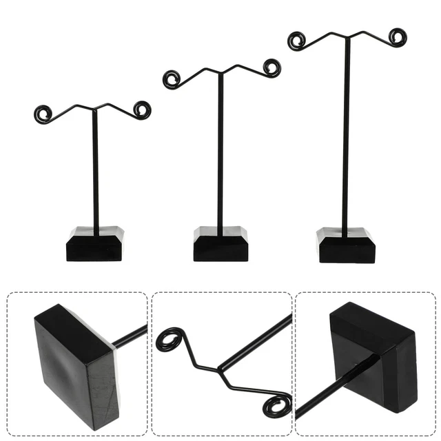 3 Pcs Organisateur De Boucles D'oreilles Présentoir À Bijoux