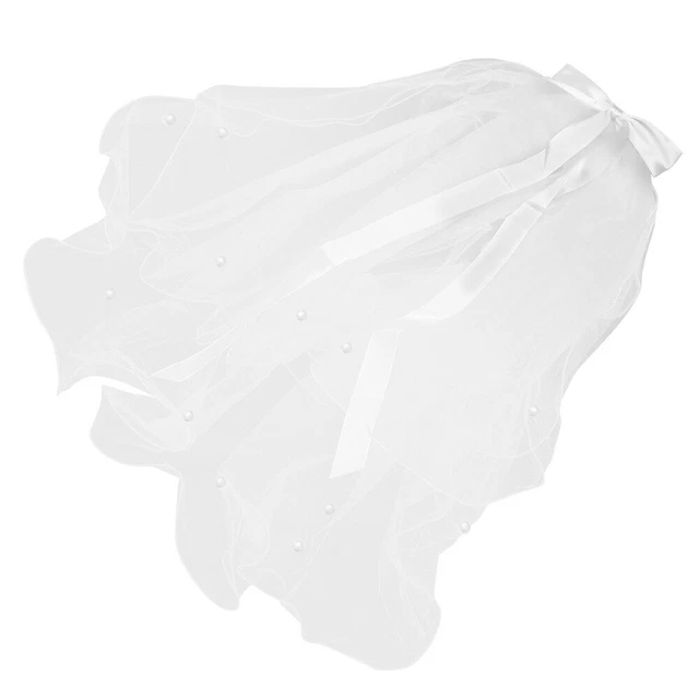 Velo Matrimonio Bambini Doppio Strato Accessori Capelli Moda Copricapo Matrimonio Prop