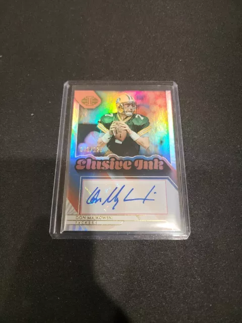 Don “MAGIC MAN” Majkowski 2022 Panini Illusions Elusive Ink AUTO /125 GB Packers