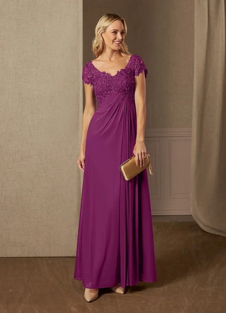 Azazie Macy Gown - Mother of the Bride Dress- NEW- Bridesmaid- Wedding- Magenta