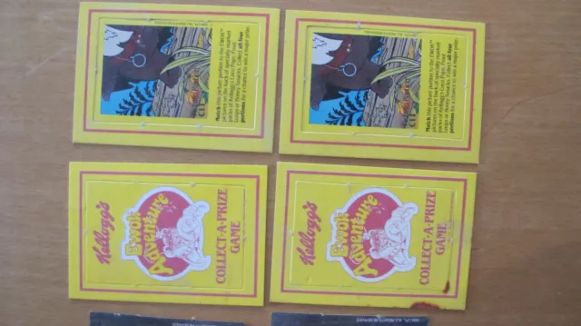 1984 Kelloggs Star Wars EWOK ADVENTURE Cards x 11 3