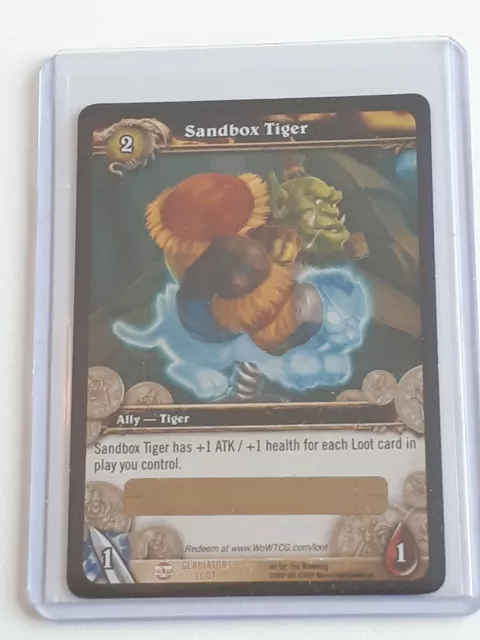 Sandbox Tiger - Loot Card - World of Warcraft WoW TCG