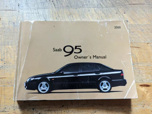 2000 SAAB 95 Owners Manual Handbook