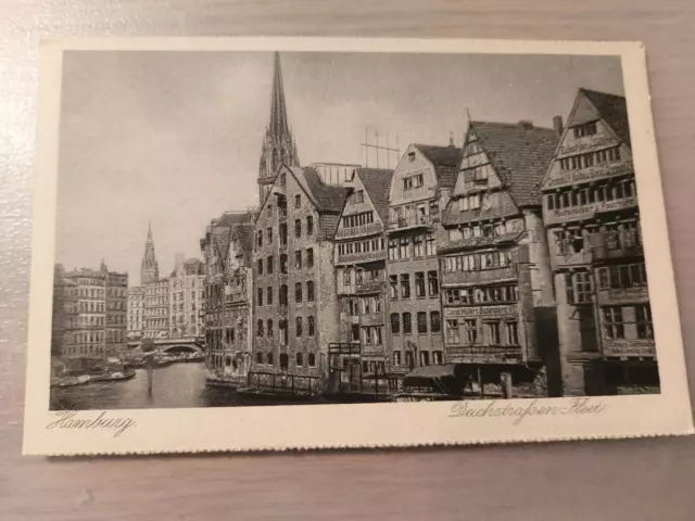 Postkarte Hamburg Deichstrassen Fleet Nr. 9 ungel_905