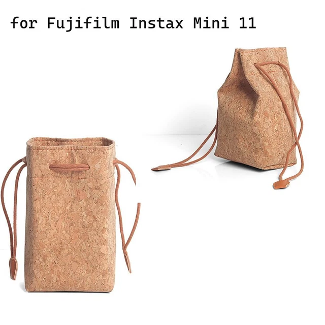 Bolsa de almacenamiento de viaje bolsa protectora con cordón para Fujifilm Instax Mini 11