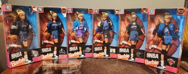 NBA Barbie Dolls Mattell NBA Collector Basketball Lot of 6