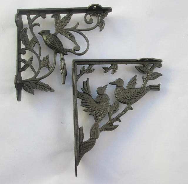 Cast Iron Ornate Fancy vintage Shelf Support Book Sink Toilet Cistern Bracket